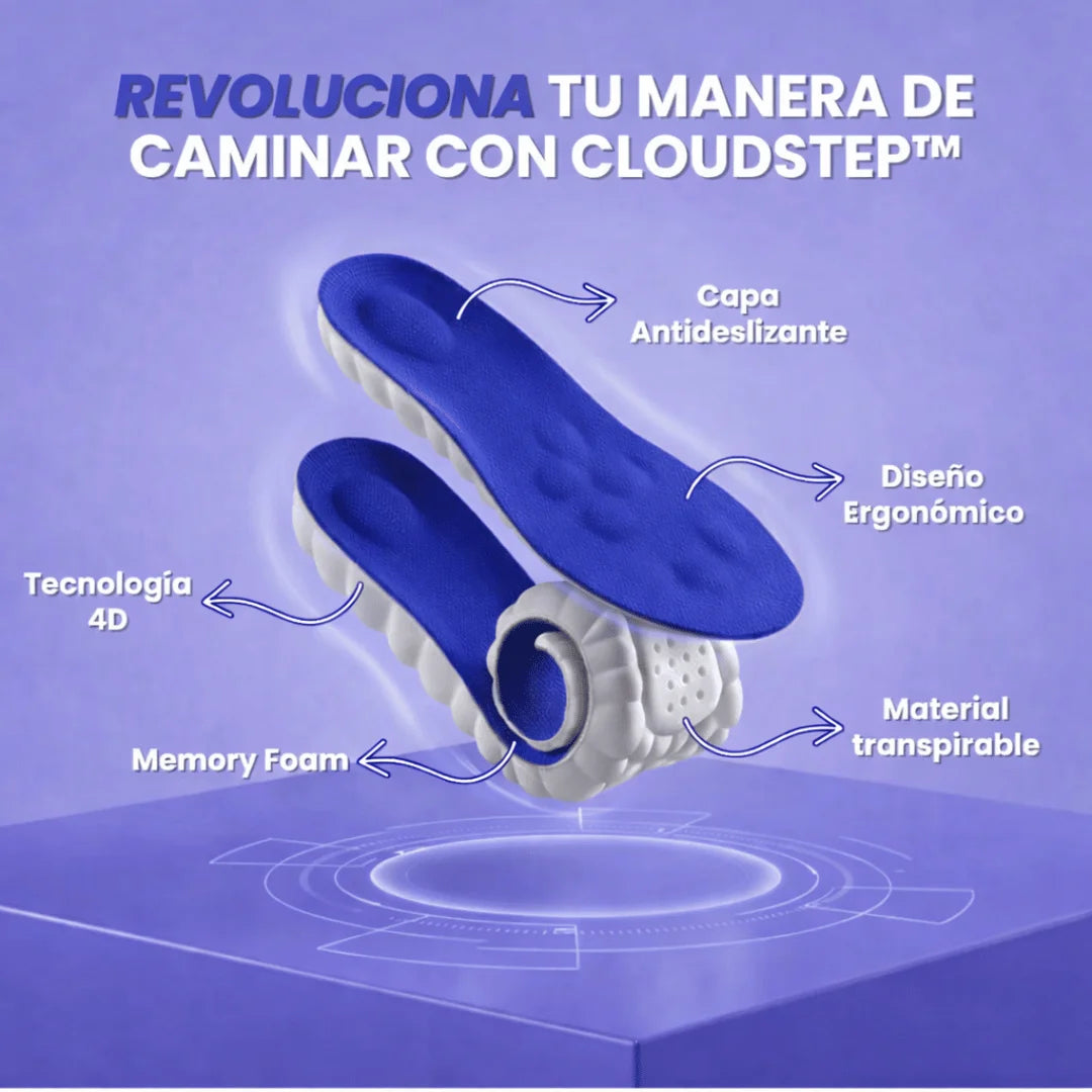 CloudStep™- Turnos de 10 Horas Sin Dolor de Pies