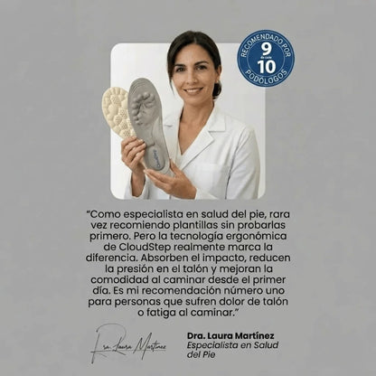 CloudStep™- Turnos de 10 Horas Sin Dolor de Pies